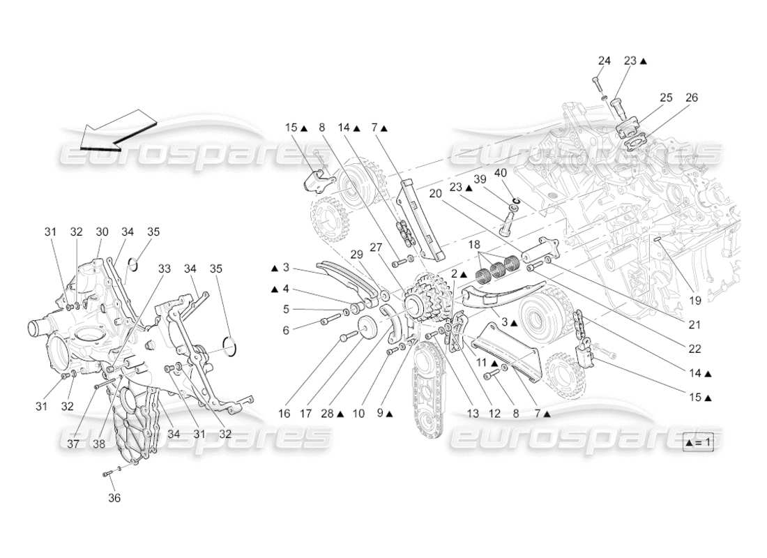 maserati grancabrio (2010) 4.7 momento diagrama de piezas