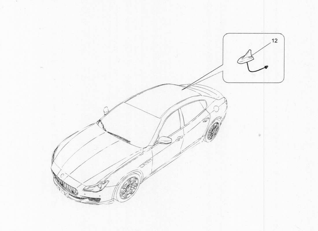 maserati qtp. v6 3.0 bt 410bhp 2015 diagrama de piezas de recepción y conexión
