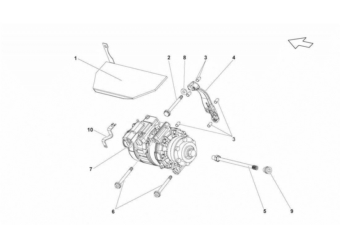 lamborghini gallardo sts ii sc sistema de aire acondicionado diagrama de piezas