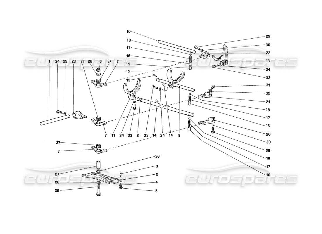 diagrama de pieza que contiene el número de pieza 115352