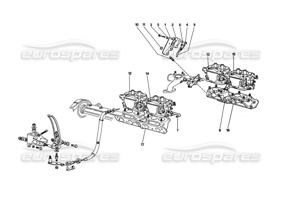 diagrama de pieza que contiene el número de pieza 108030