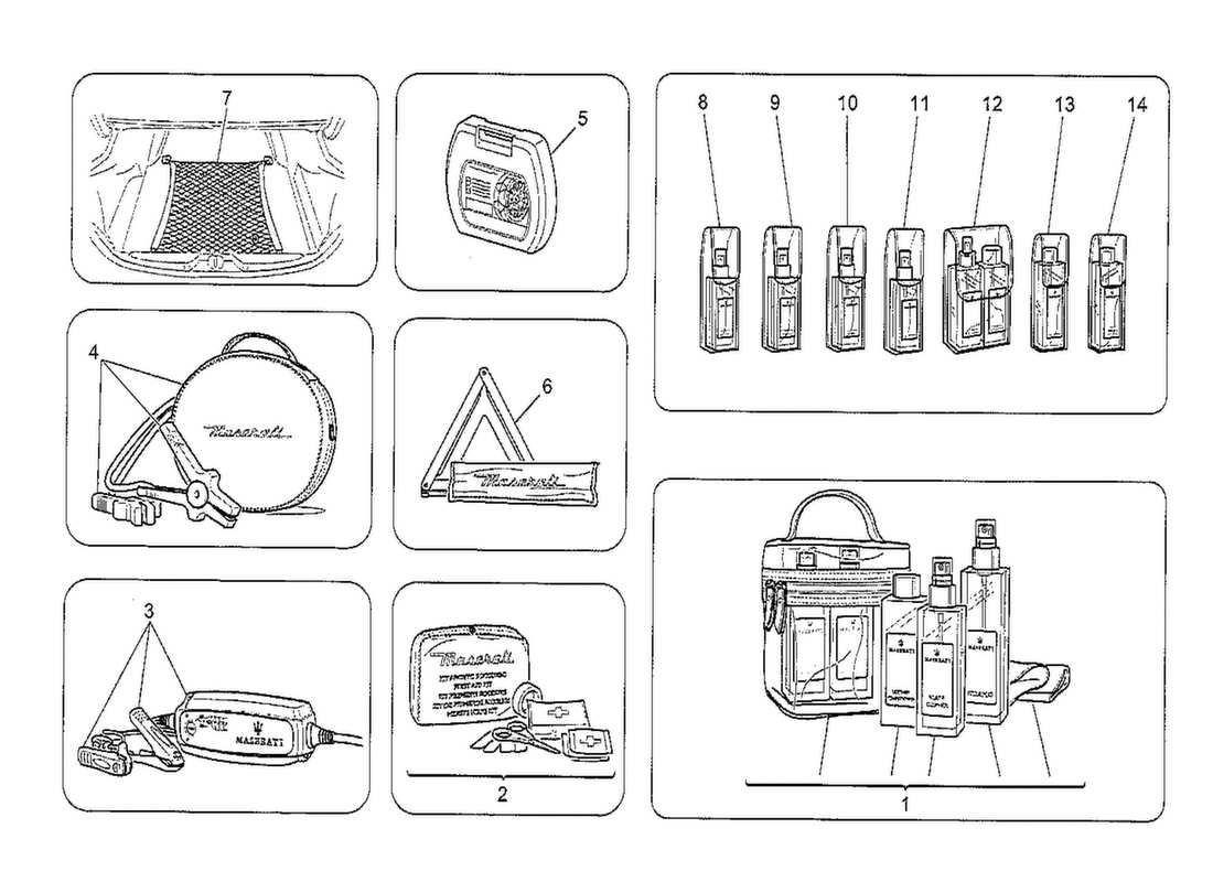 un diagrama de piezas del catálogo de piezas maserati qtp. v8 3.8 530bhp 2014