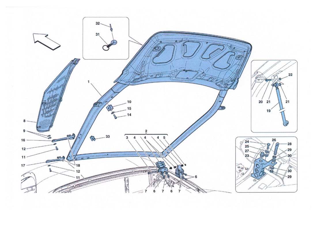 diagrama de pieza que contiene el número de pieza 16043734