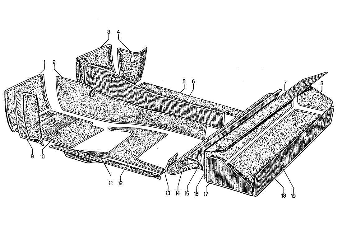 VER DIAGRAMAS DE PIEZAS DEL CATÁLOGO DE PIEZAS LAMBORGHINI JARAMA un diagrama de piezas del catálogo de piezas lamborghini jarama