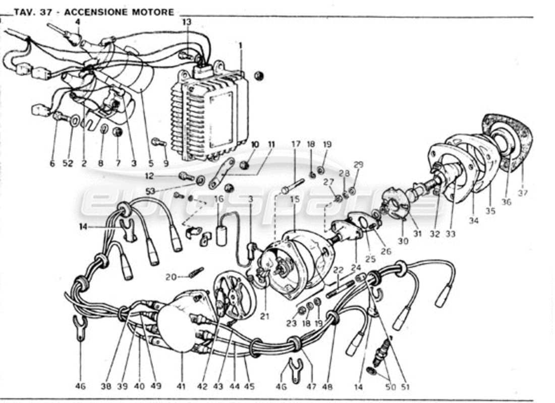 VER DIAGRAMAS DE PIEZAS DEL CATÁLOGO DE PIEZAS FERRARI 246 GT SERIES 1 un diagrama de piezas del catálogo de piezas ferrari 246 gt series 1
