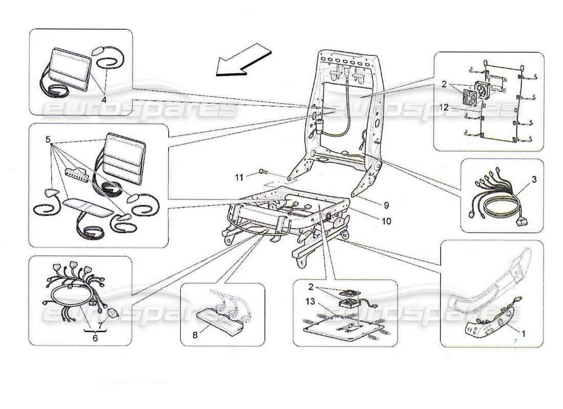 diagrama de pieza que contiene el número de pieza 980139484