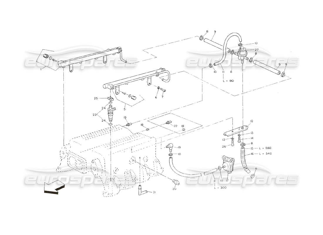 VER DIAGRAMAS DE PIEZAS DEL CATÁLOGO DE PIEZAS MASERATI SHAMAL un diagrama de piezas del catálogo de piezas maserati shamal