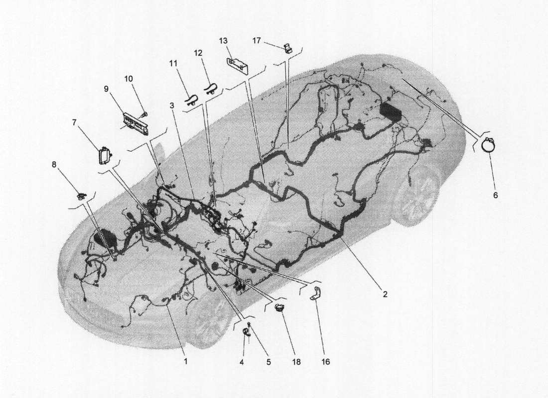 diagrama de pieza que contiene el número de pieza 670005821