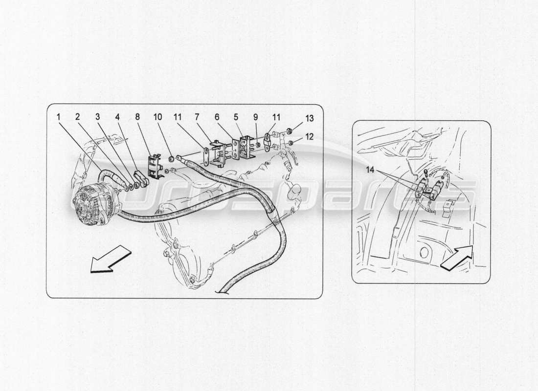 maserati granturismo special edition diagrama de piezas de cableado principal