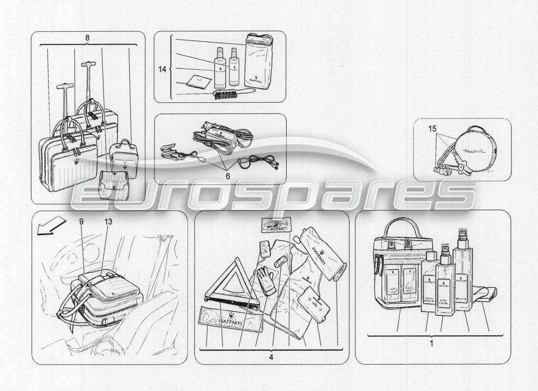 maserati grancabrio mc centenario accesorios posventa diagrama de piezas
