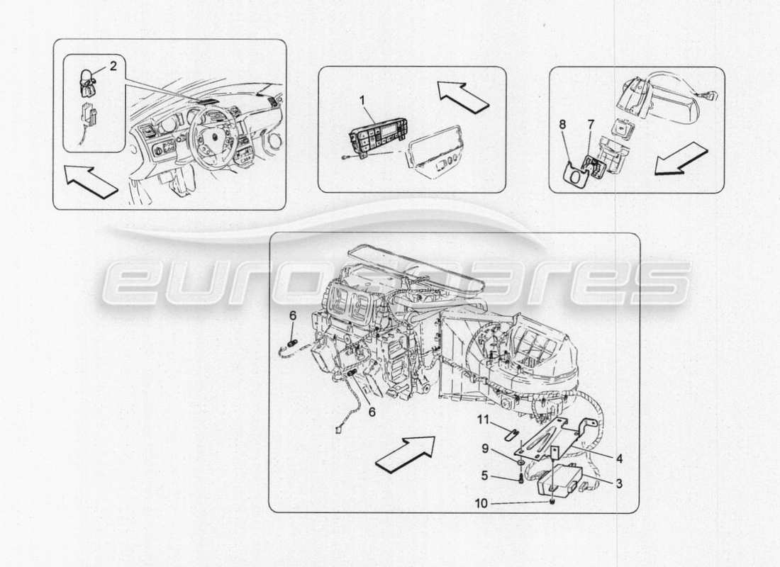 maserati granturismo special edition sensores diagrama de piezas
