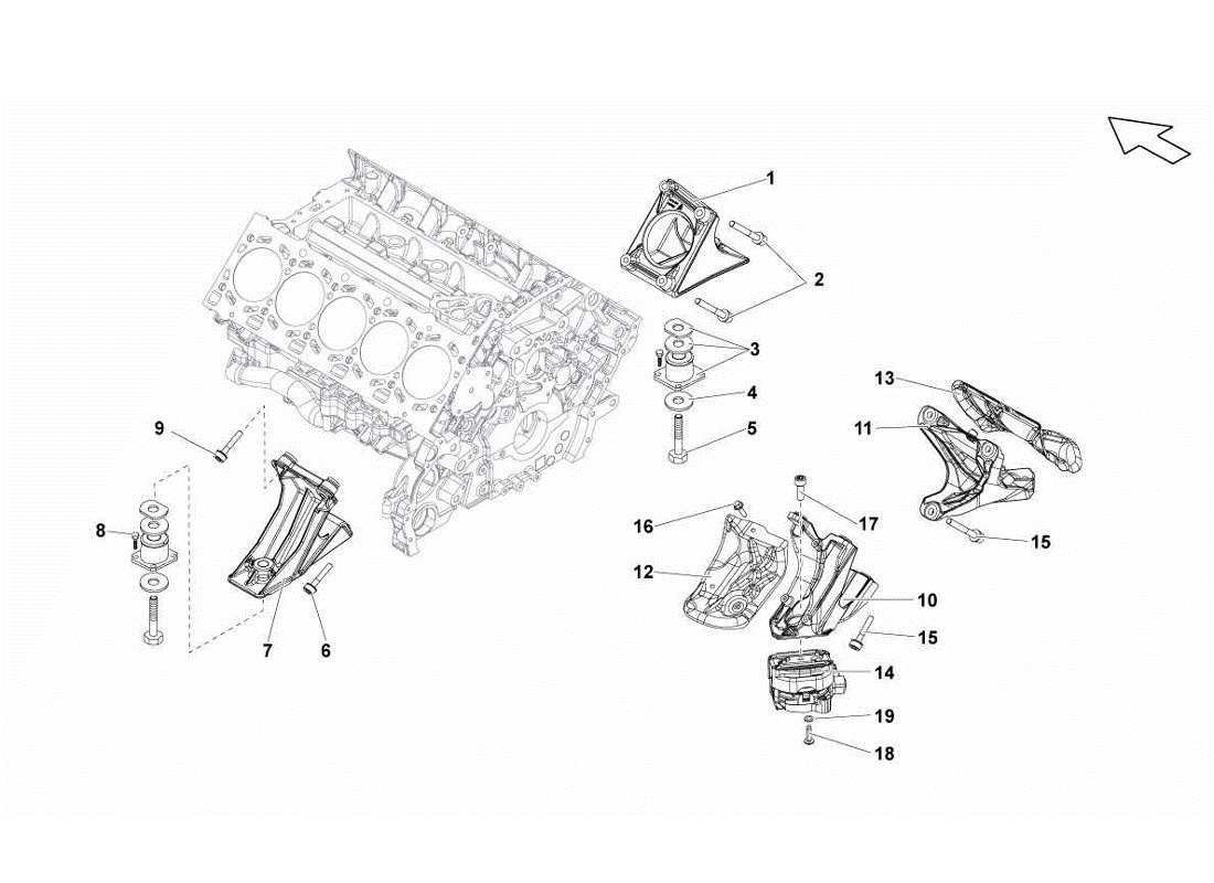 lamborghini gallardo lp560-4s update fijación de piezas para motor diagrama de piezas