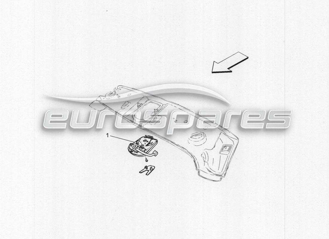 maserati grancabrio mc centenario diagrama de piezas de accesorios internos del vehículo