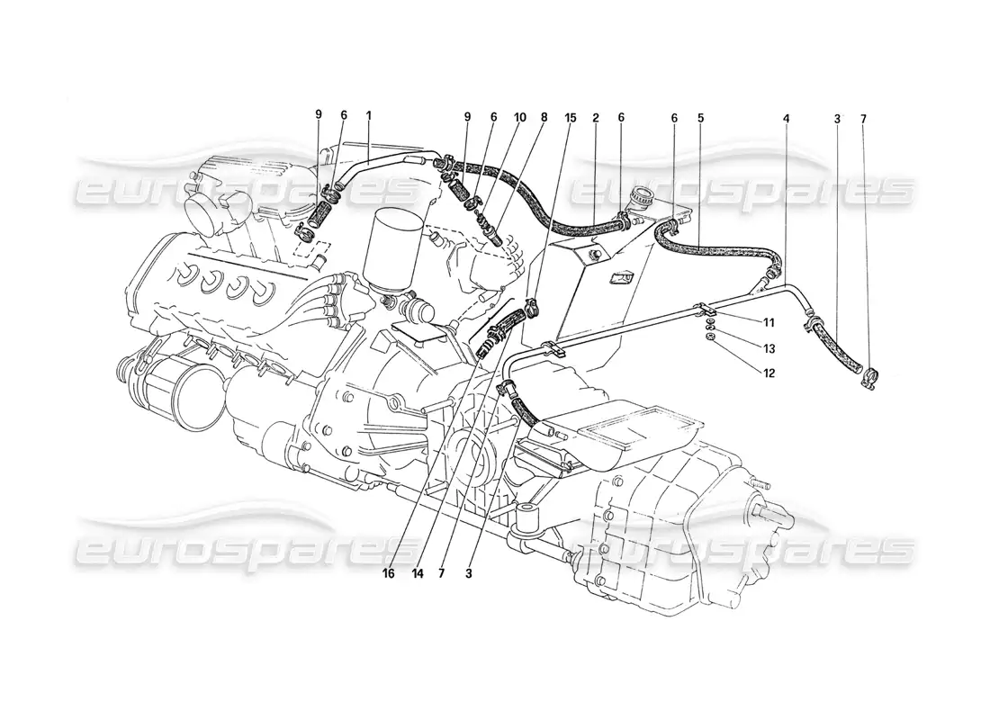 ferrari 288 gto golpe - por sistema diagrama de piezas