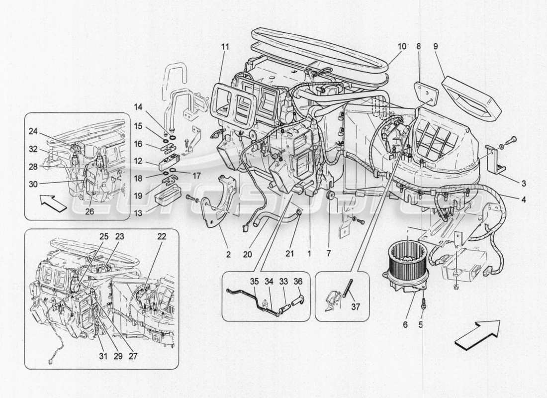 maserati granturismo special edition dispositivos del tablero diagrama de piezas