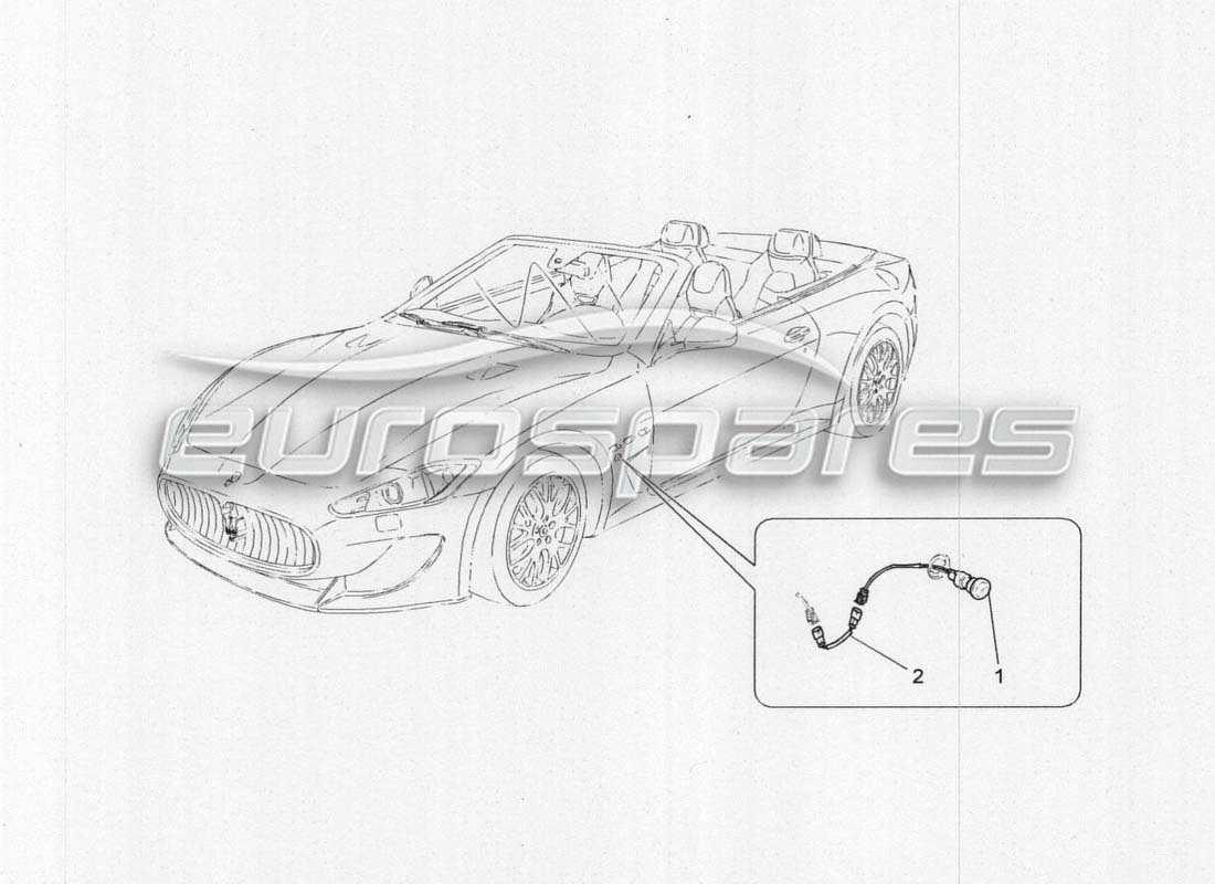 maserati grancabrio mc centenario grupos de luces laterales diagrama de piezas