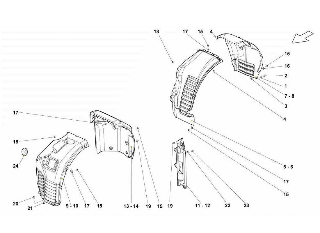 lamborghini gallardo lp560-4s update timonera diagrama de piezas