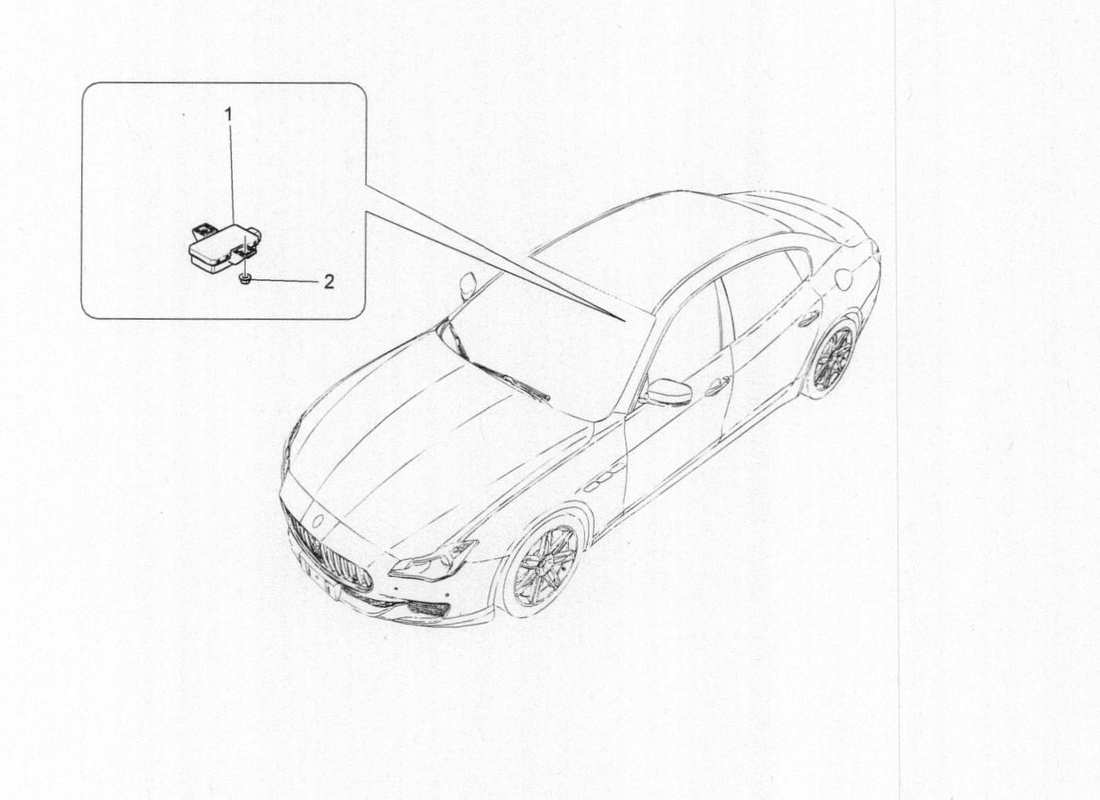 maserati qtp. v6 3.0 bt 410bhp 2015 diagrama de piezas del sistema de control de presión de neumáticos