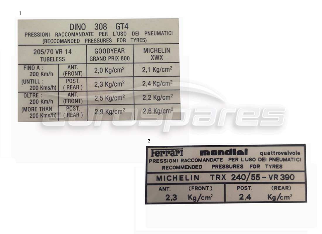 ferrari miscellaneous ferrari pegatinas - diagrama de piezas de ventana