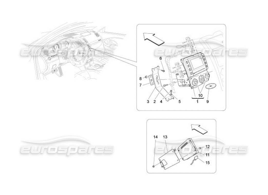 maserati qtp. (2005) 4.2 sistema de ti diagrama de piezas