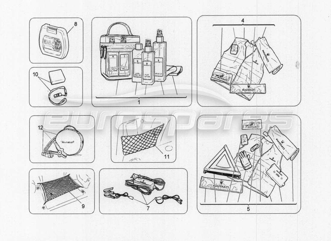maserati granturismo special edition accesorios posventa diagrama de piezas