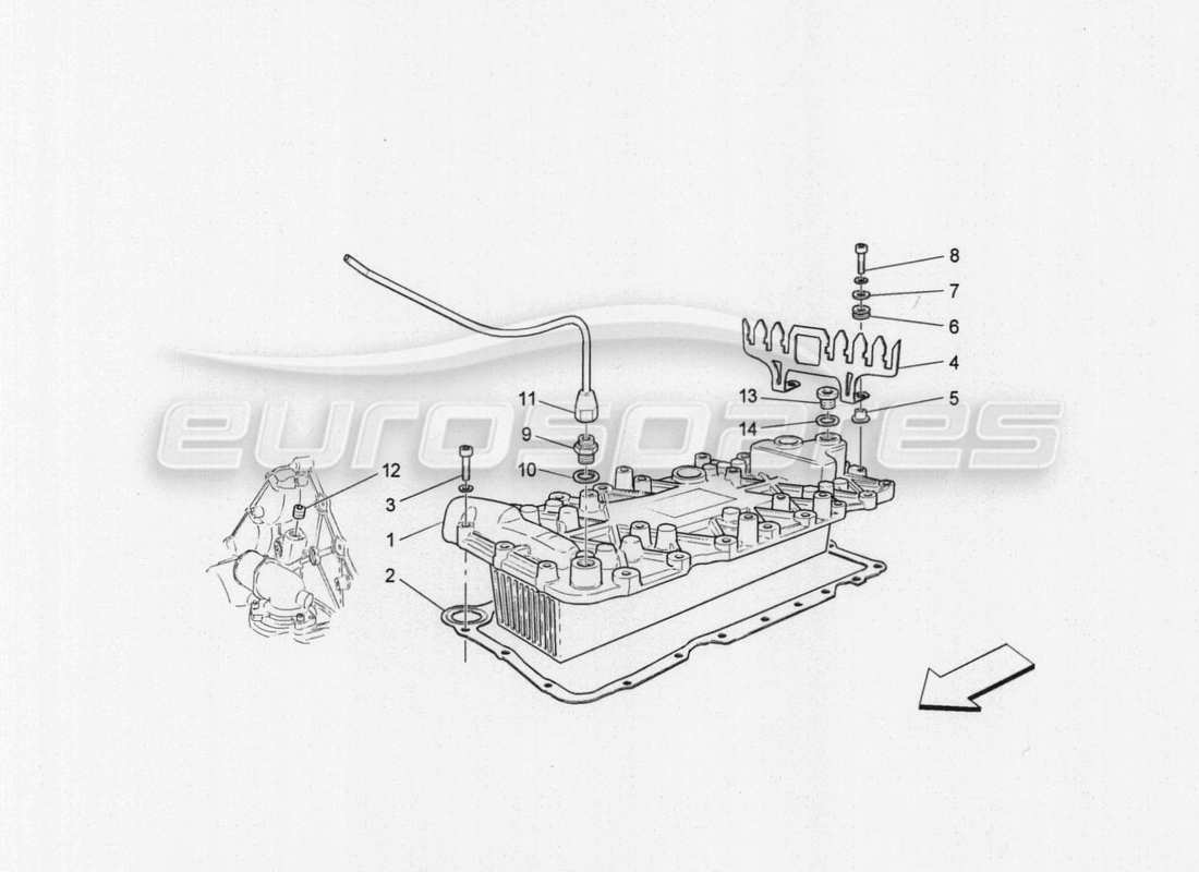 maserati granturismo special edition diagrama de piezas del intercambiador de calor