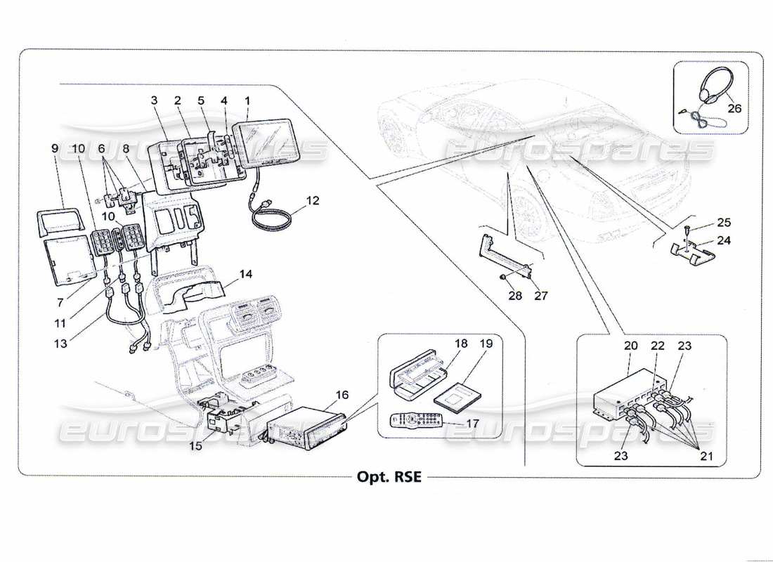 maserati qtp. (2010) 4.7 diagrama de partes del sistema it