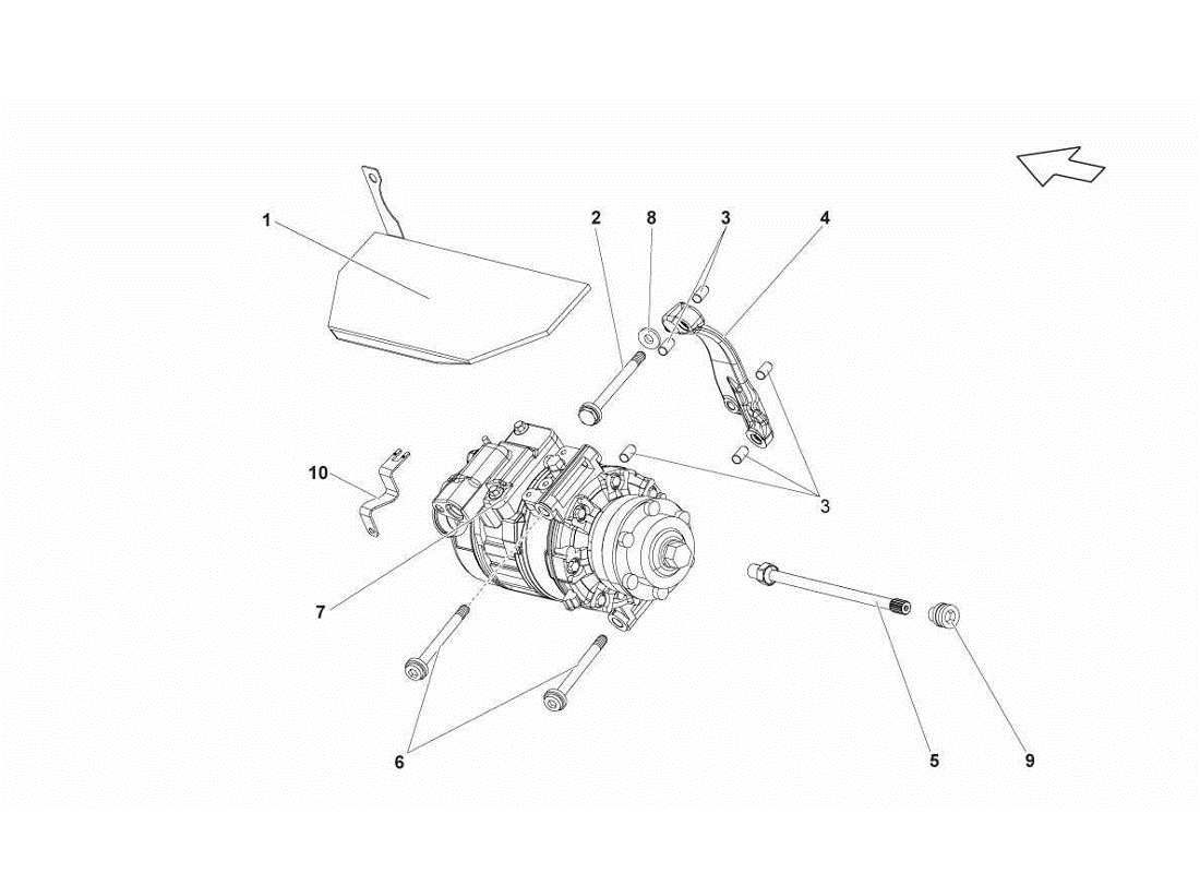lamborghini gallardo lp570-4s perform diagrama de piezas del sistema de aire acondicionado