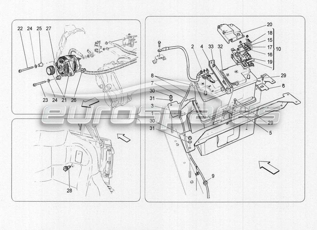 maserati grancabrio mc centenario energy generation and accumulation diagrama de piezas