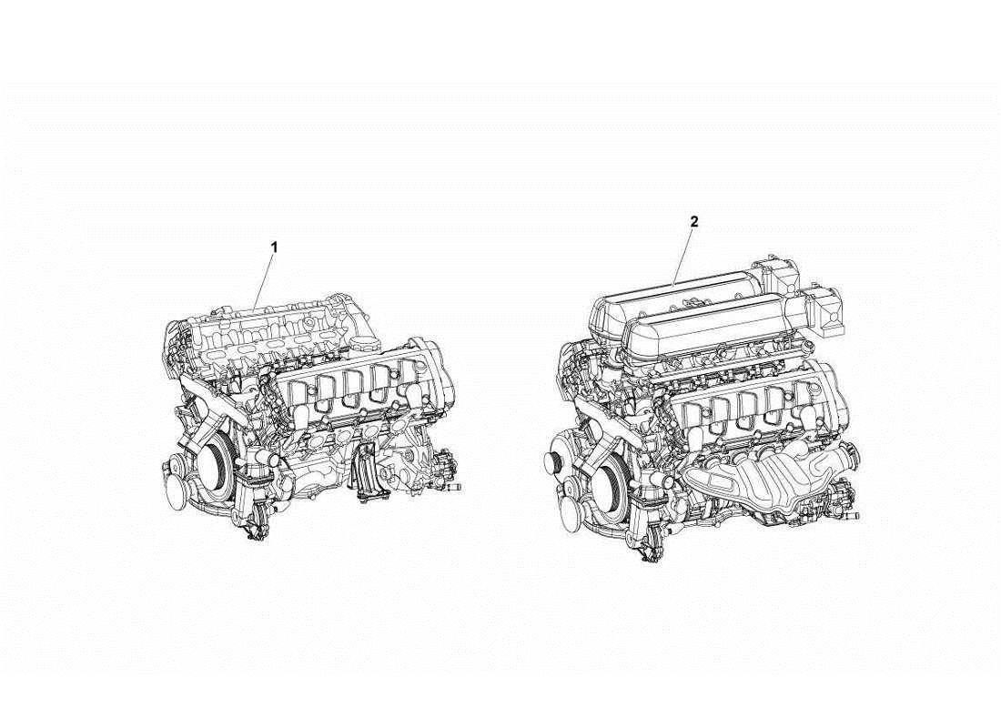 lamborghini gallardo lp570-4s perform motor diagrama de piezas