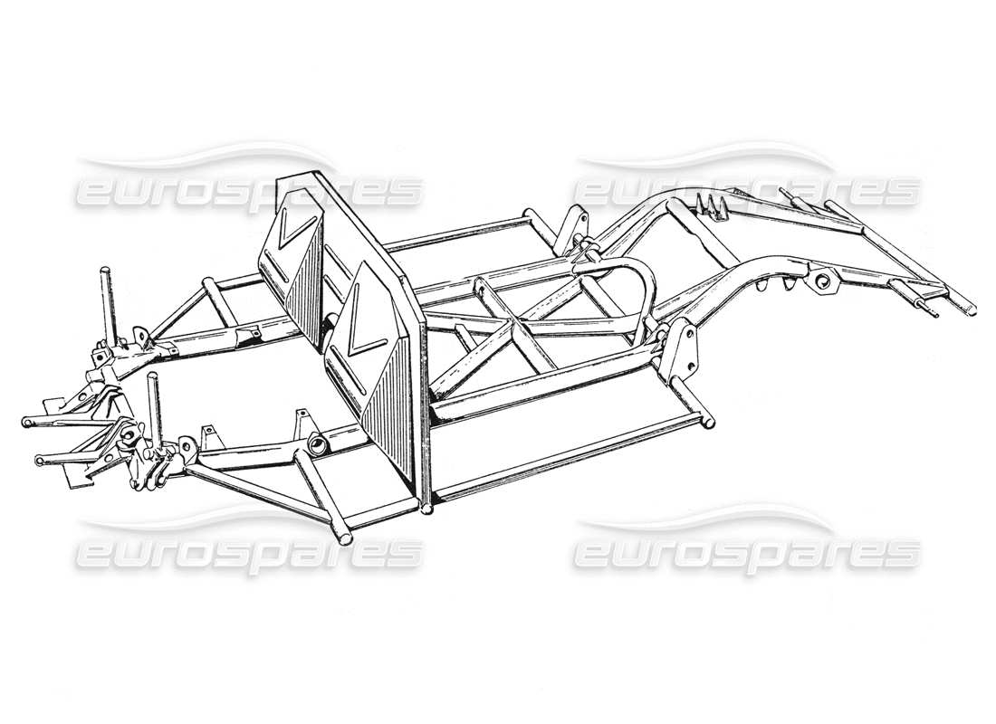 ferrari 250 gte (1957) chasis diagrama de piezas