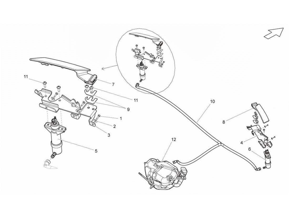 lamborghini gallardo lp560-4s update diagrama de piezas del arandela