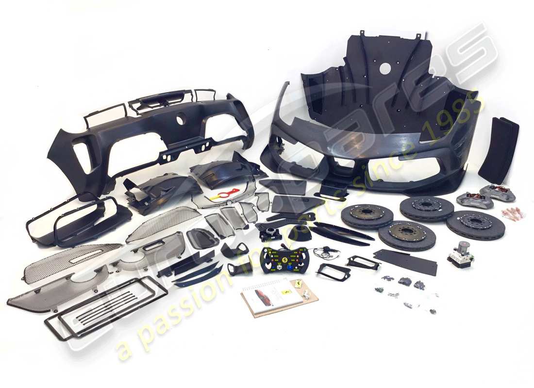 ferrari 488 challenge kit evo diagrama de piezas
