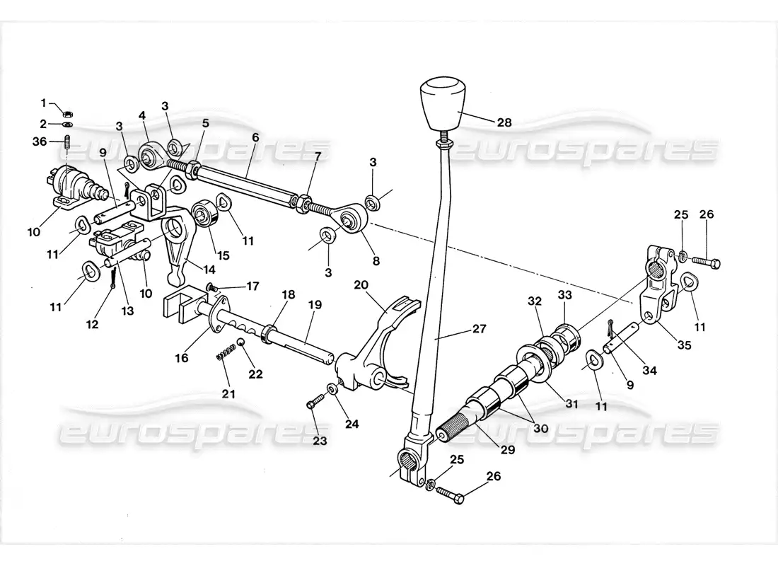 lamborghini lm002 (1988) transferir (4wdcontacto) diagrama de piezas