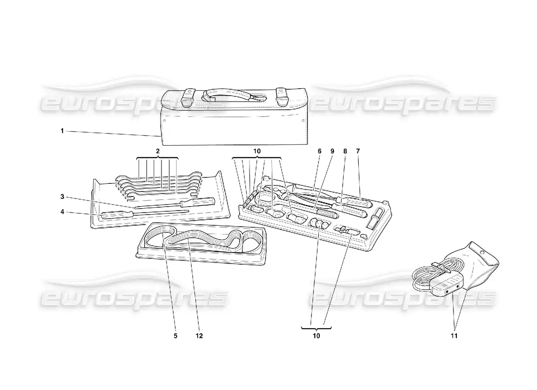 ferrari 456 gt/gta equipo diagrama de piezas