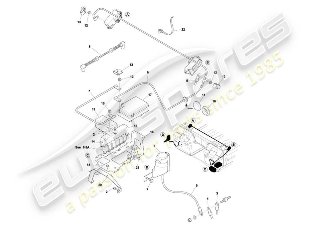 diagrama de pieza que contiene el número de pieza 1r12-372680-ac