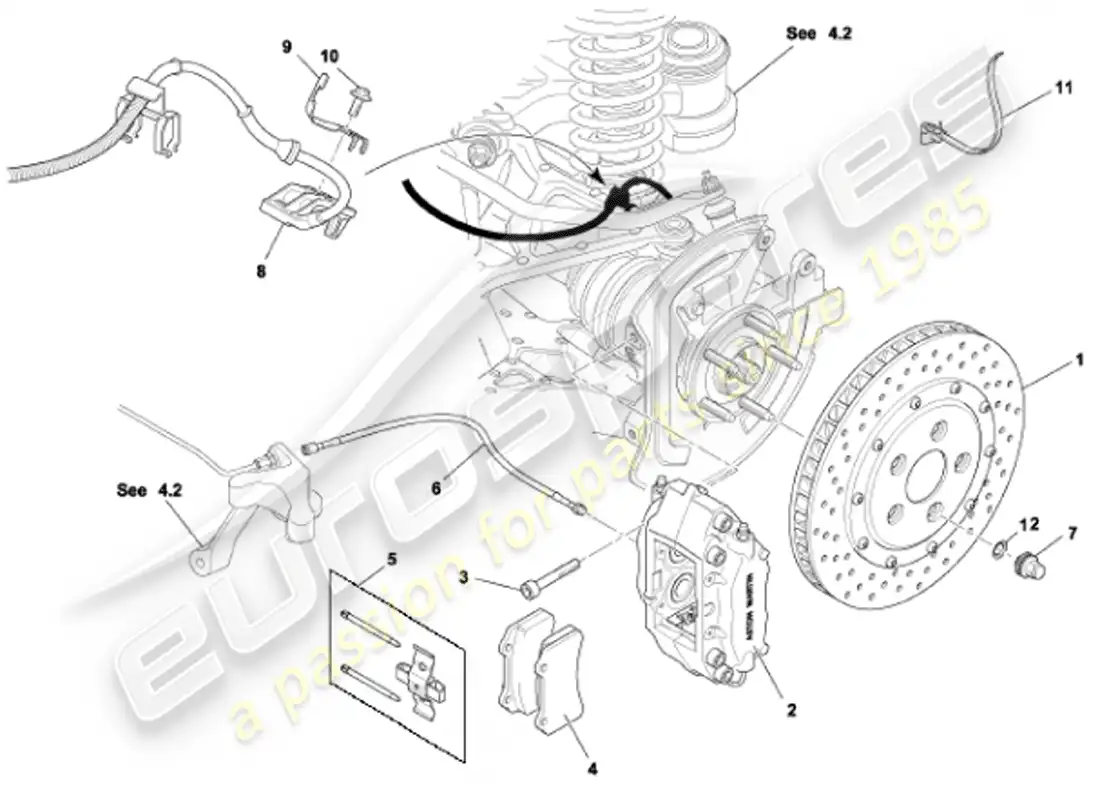 diagrama de pieza que contiene el número de pieza 1r12-284577-aa