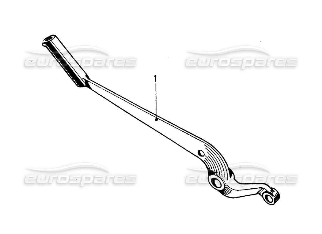 ferrari 275 gtb/gts 2 cam sistema de frenos - modelos con volante a la derecha - diagrama de piezas de la palanca del freno de mano