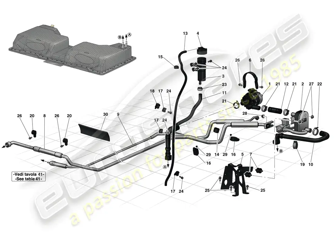 diagrama de pieza que contiene el número de pieza 292452