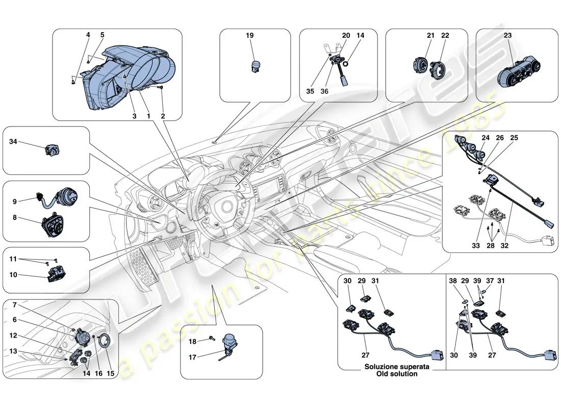diagrama de pieza que contiene el número de pieza 306731