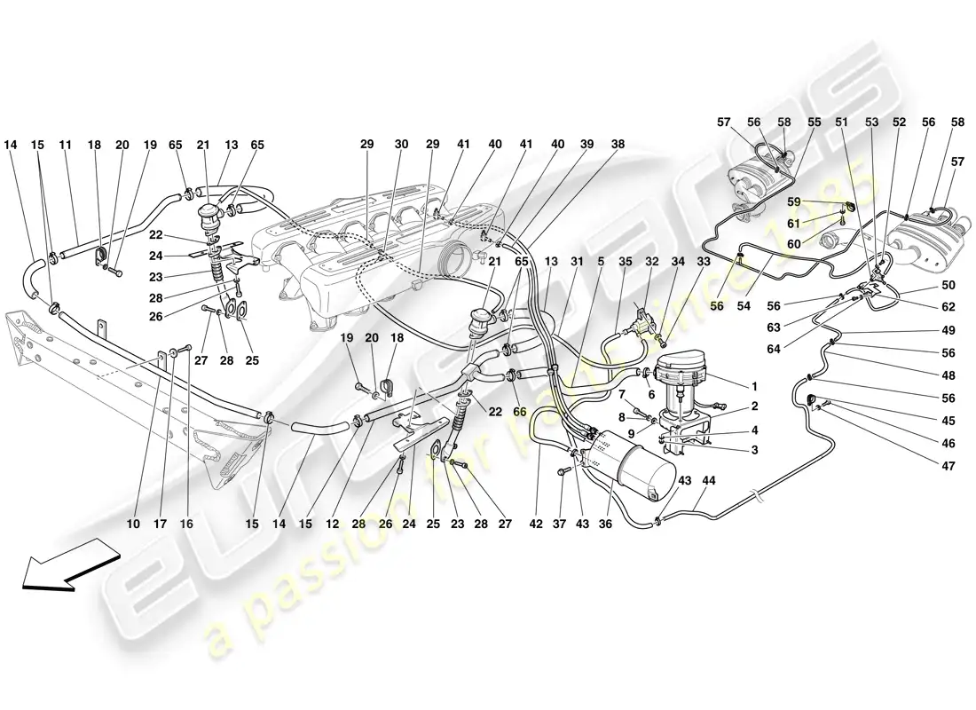 diagrama de pieza que contiene el número de pieza 212872