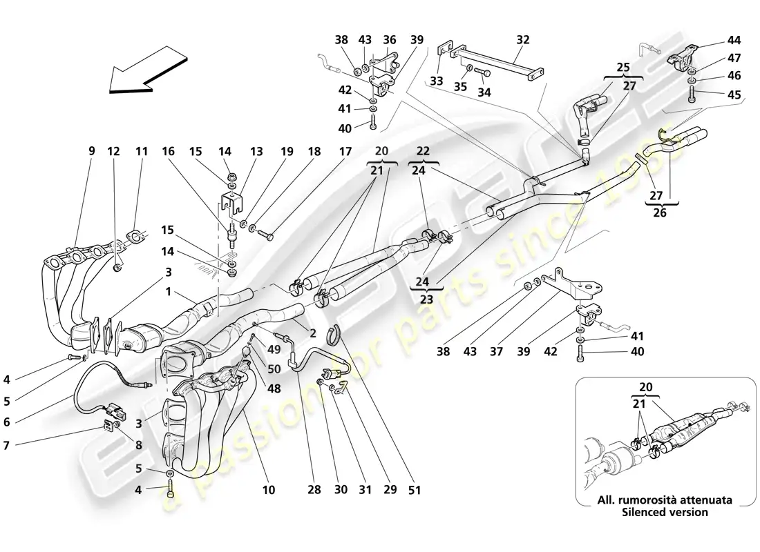 diagrama de pieza que contiene el número de pieza 197250