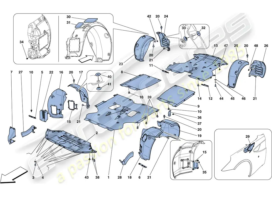 diagrama de pieza que contiene el número de pieza 84056900