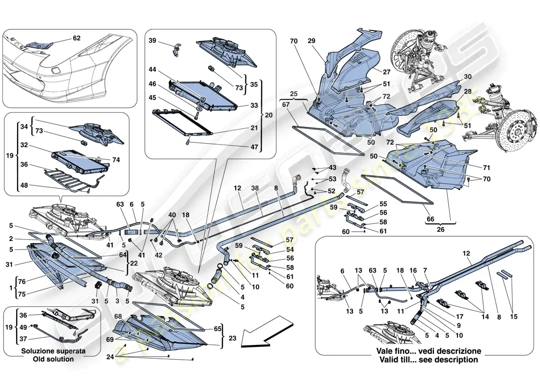 diagrama de pieza que contiene el número de pieza 262496