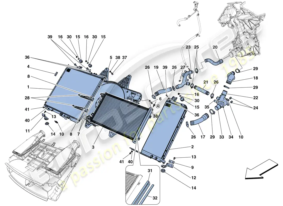 diagrama de pieza que contiene el número de pieza 331018