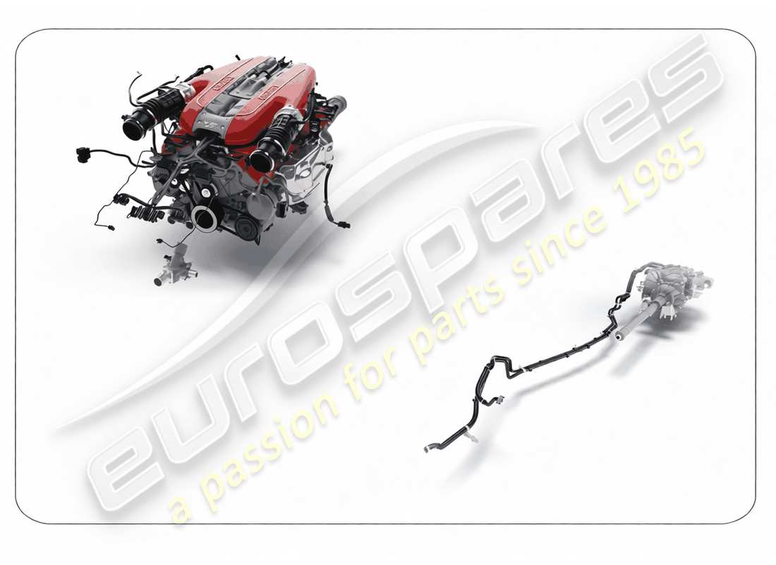 ferrari 812 superfast unidades de montaje de repuesto diagrama de piezas