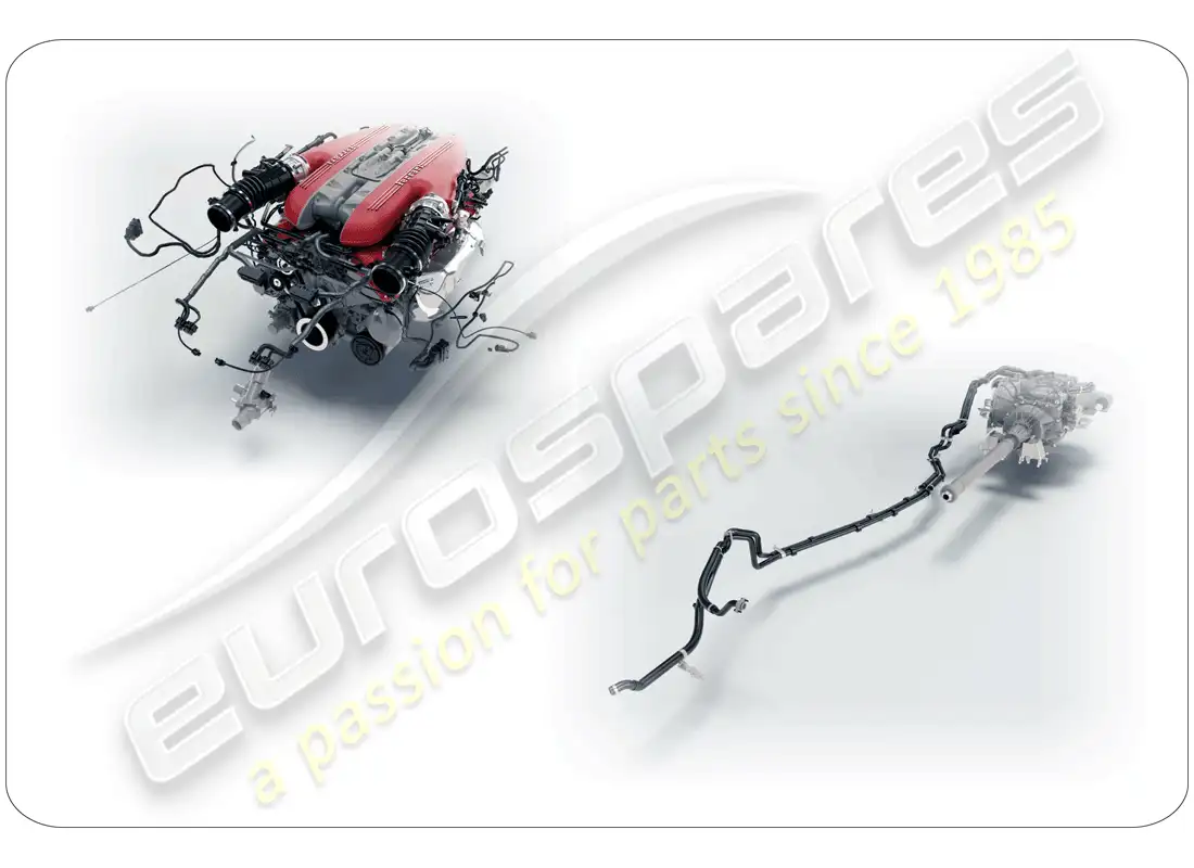 ferrari f12 tdf (europe) unidades de montaje de repuesto diagrama de piezas