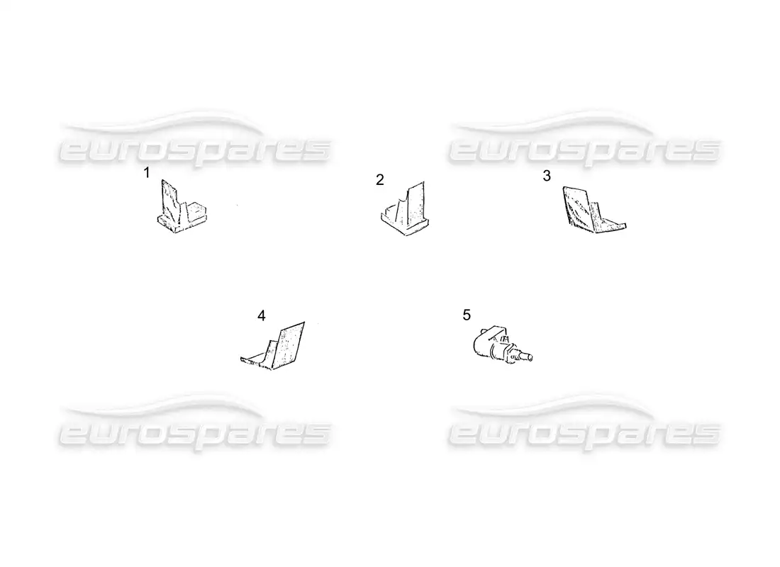 ferrari 250 gt (coachwork) diagrama de piezas de la puerta (continuación)