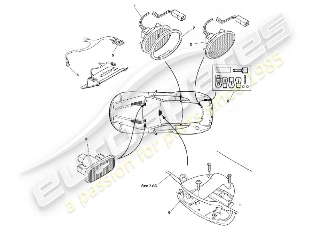 diagrama de pieza que contiene el número de pieza 1r12-374046-aa