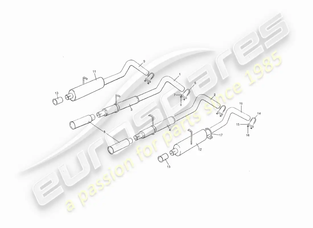 aston martin v8 virage (2000) equipamiento opcional diagrama de piezas